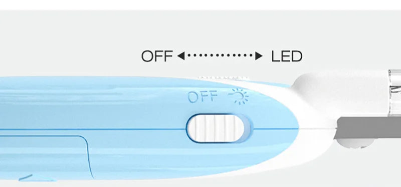 LED Light Electric Pet Nail Grinder - packaging and accessories