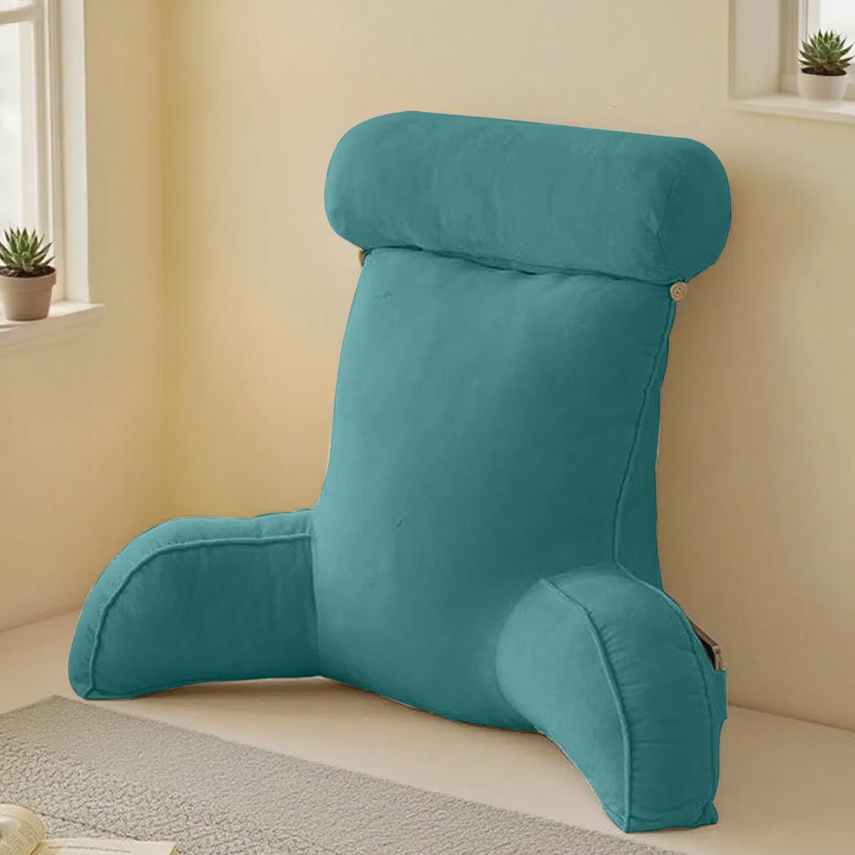 Bed Rest Reading Pillow with Arms – view 2