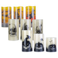 Flameless Halloween Candles with Timer – 3 Pack