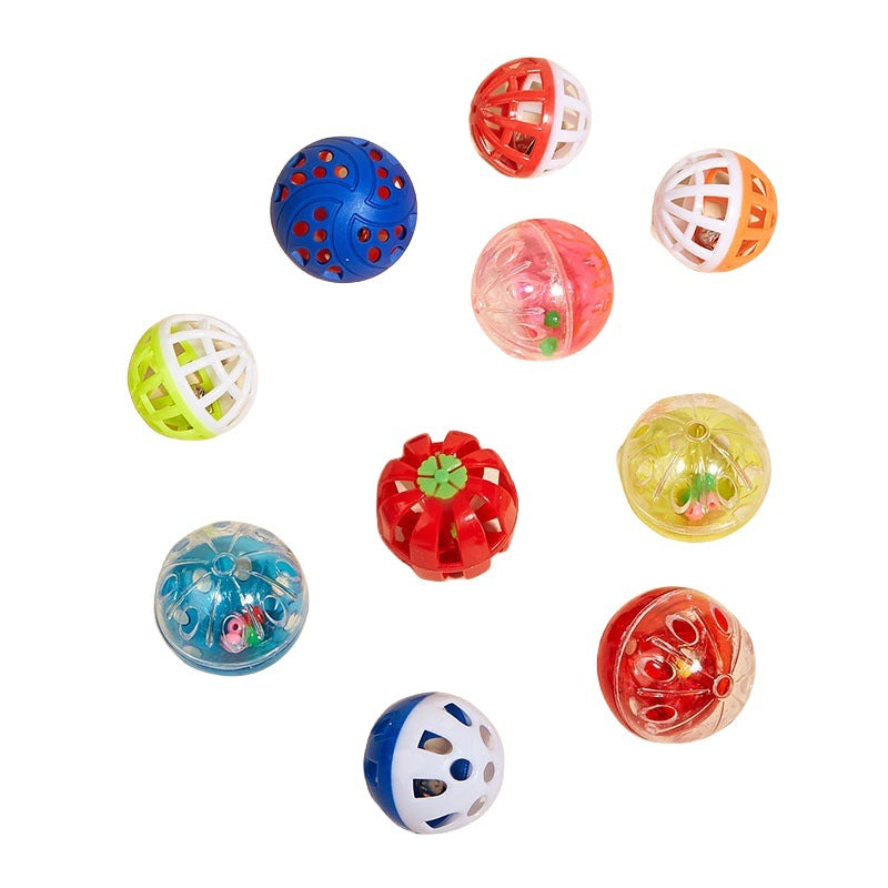 Jingle Bell Cat Teaser Ball - size and color options