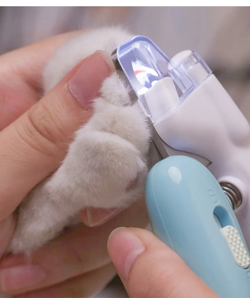 LED Light Electric Pet Nail Grinder - detail view