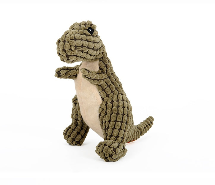 Plush Dinosaur Squeaky Dog Toy - additional view