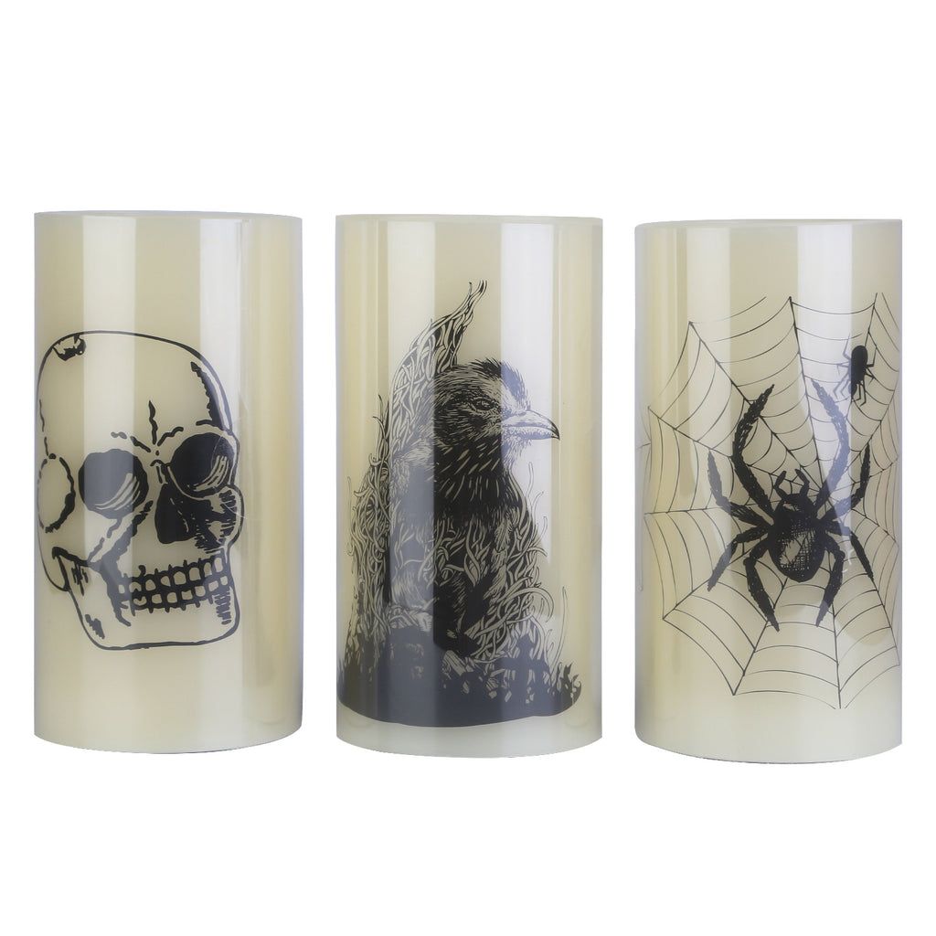 Flameless Halloween Candles with Timer – view 10