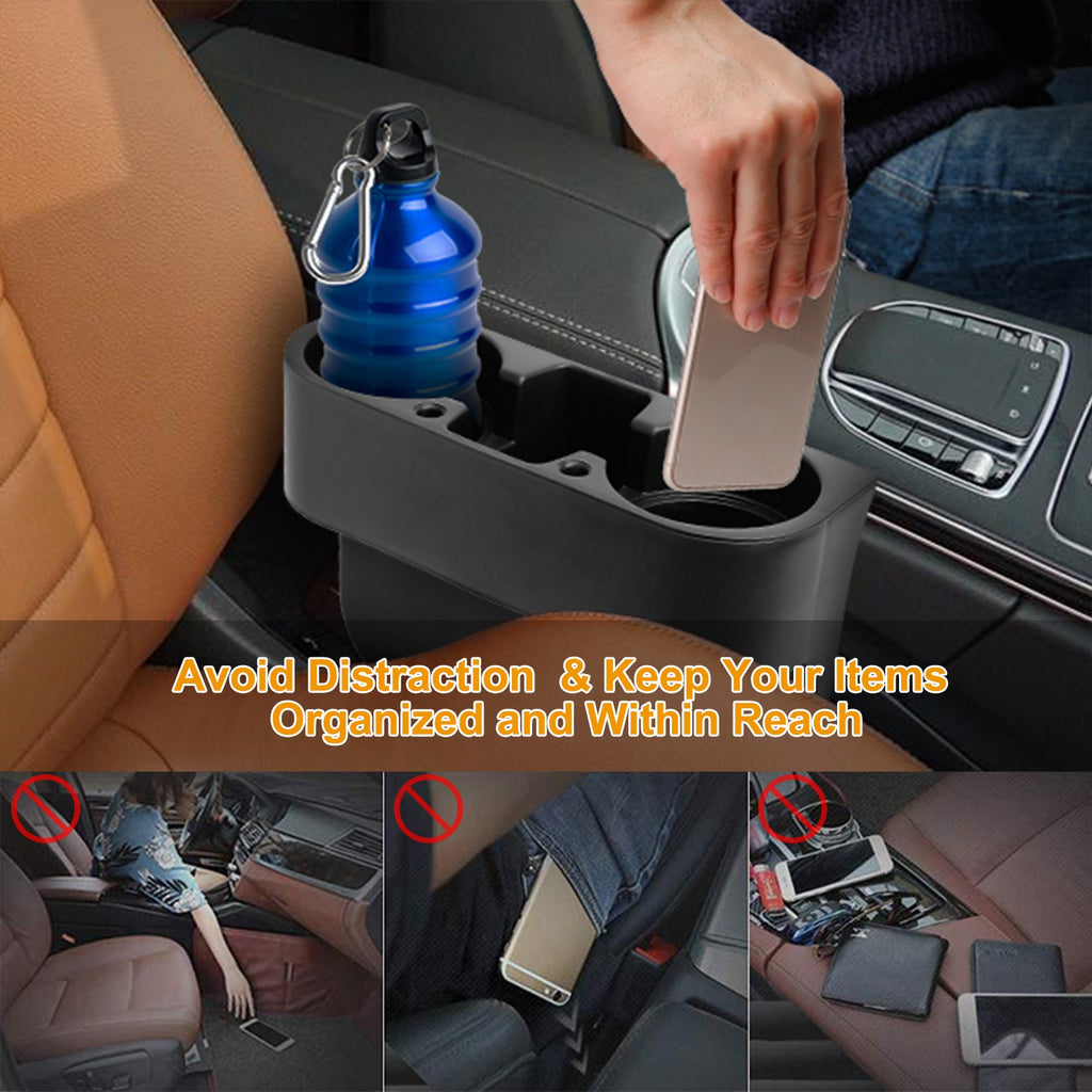 Car Seat Gap Organizer with Cup Holder – image 2