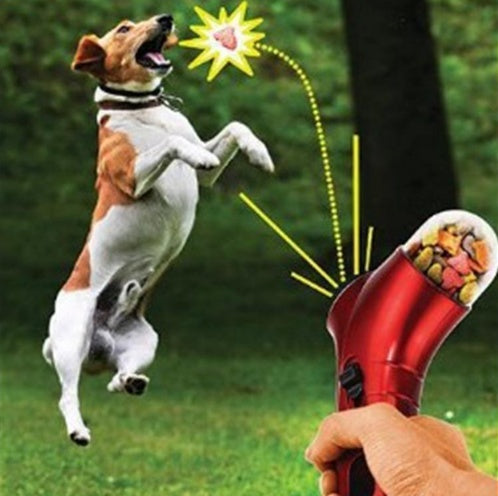 Pet Treat Launcher Toy - detail view