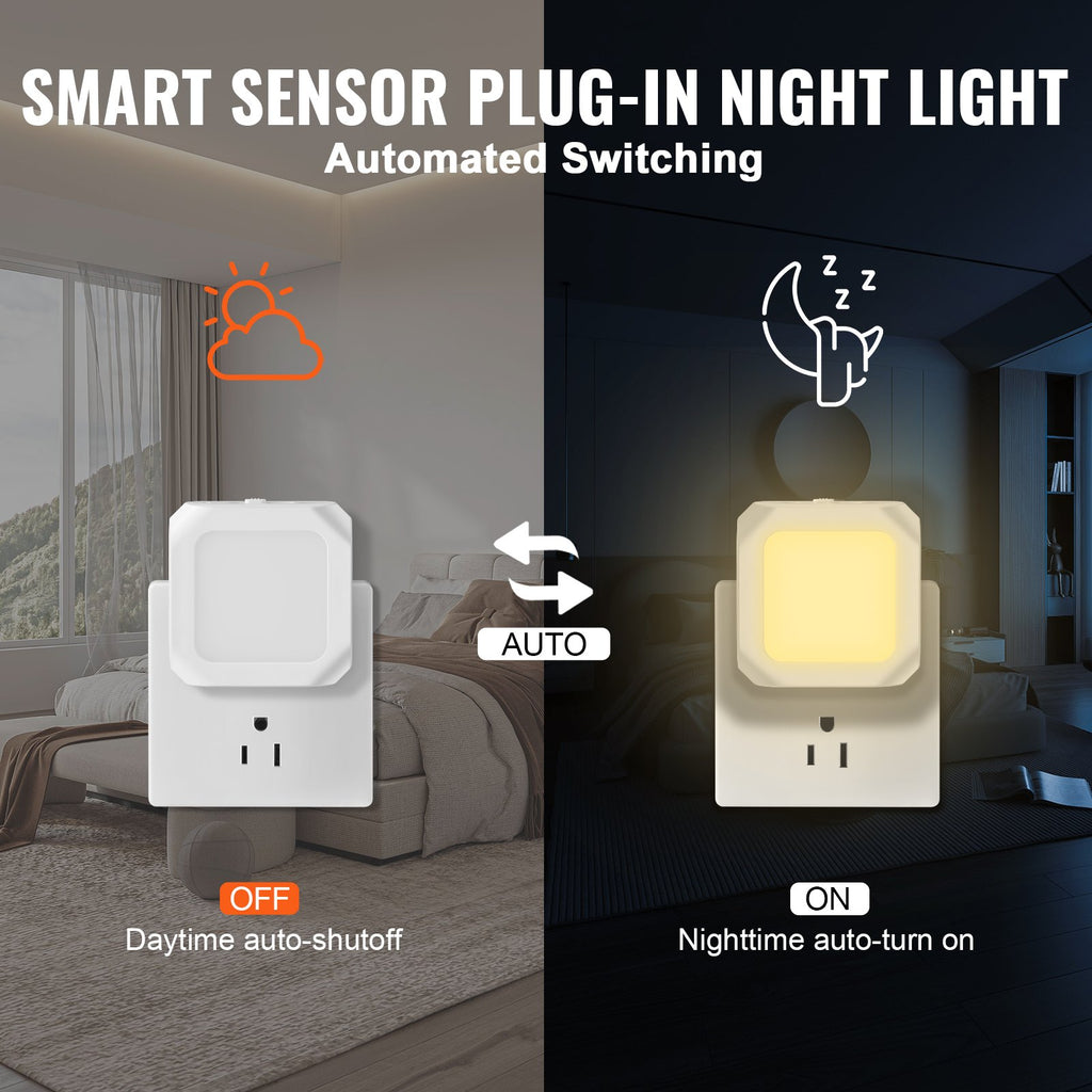Plug-In LED Night Light with Dusk-to-Dawn Sensor – view 3