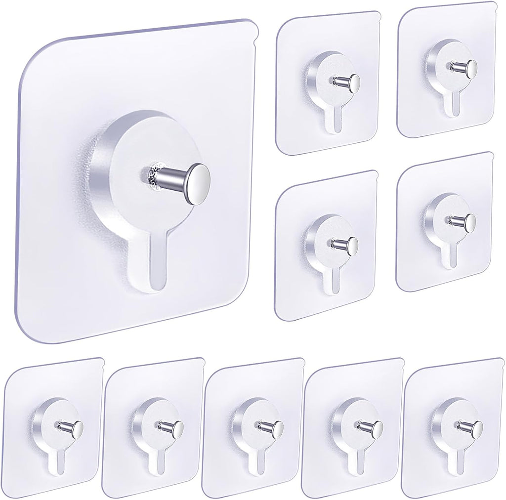 Waterproof Adhesive Wall Hooks – No-Drill Hangers