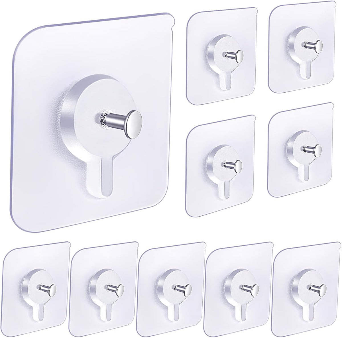 Waterproof Adhesive Wall Hooks – No-Drill Hangers