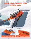 3-in-1 Extendable Snow Brush with Ice Scraper & Squeegee