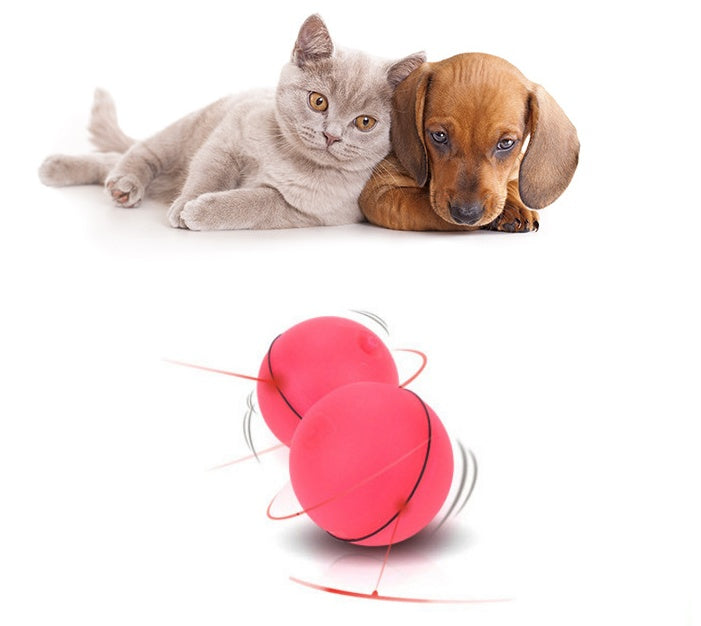 LED Light-Up Automatic Rolling Cat Toy Ball - photo 6