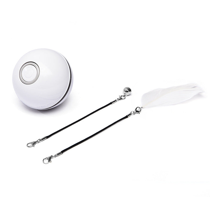LED Light-Up Automatic Rolling Cat Toy Ball - photo 21