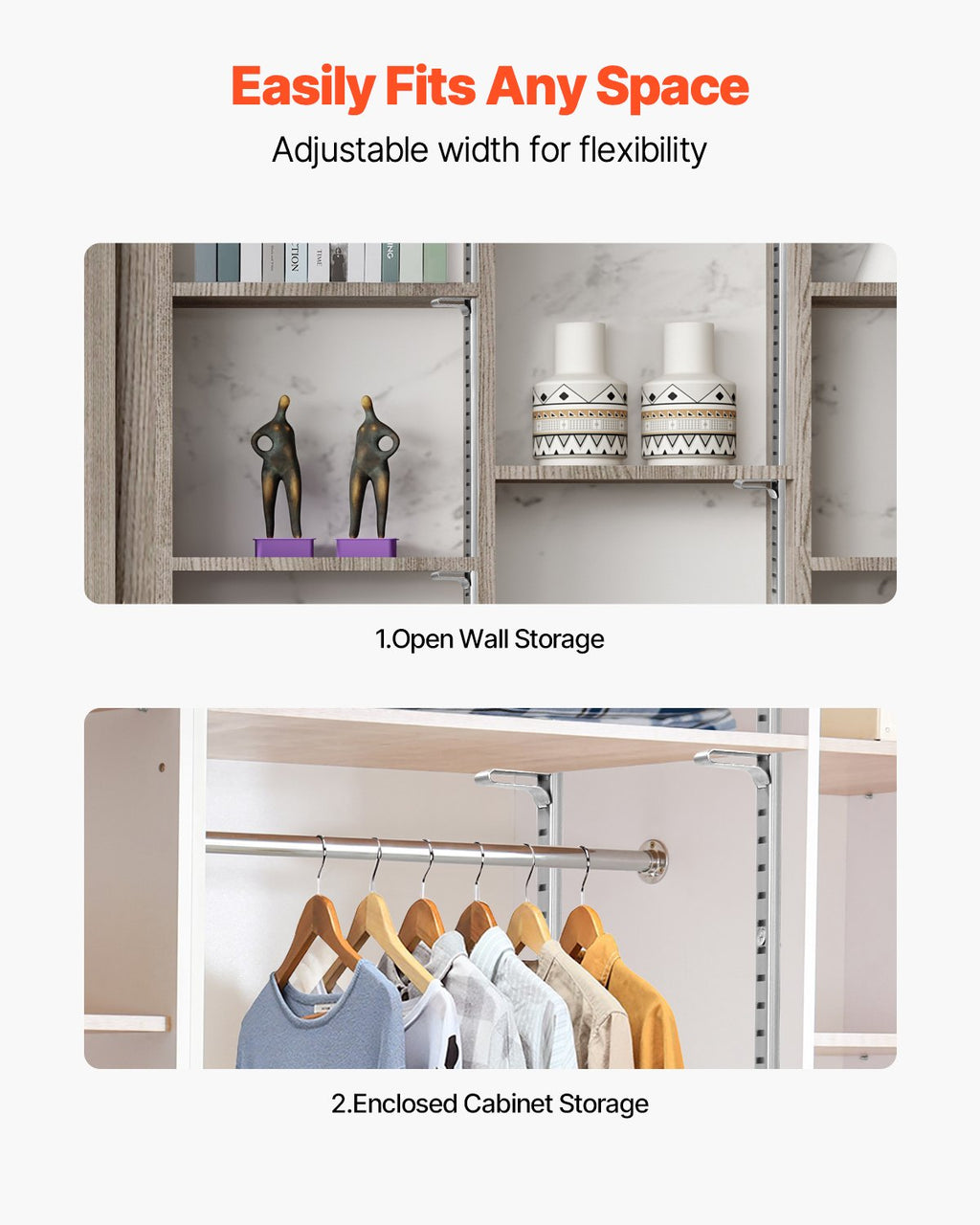 Adjustable Wall Shelf Tracks – view 10