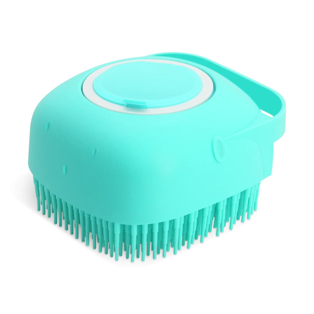 Soap-Dispensing Silicone Pet Bath Brush - photo 11