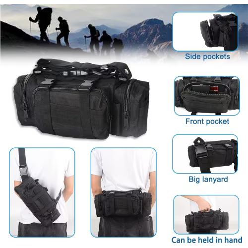 Tactical Back Seat Organizer with 3 Detachable Pouches – image 2