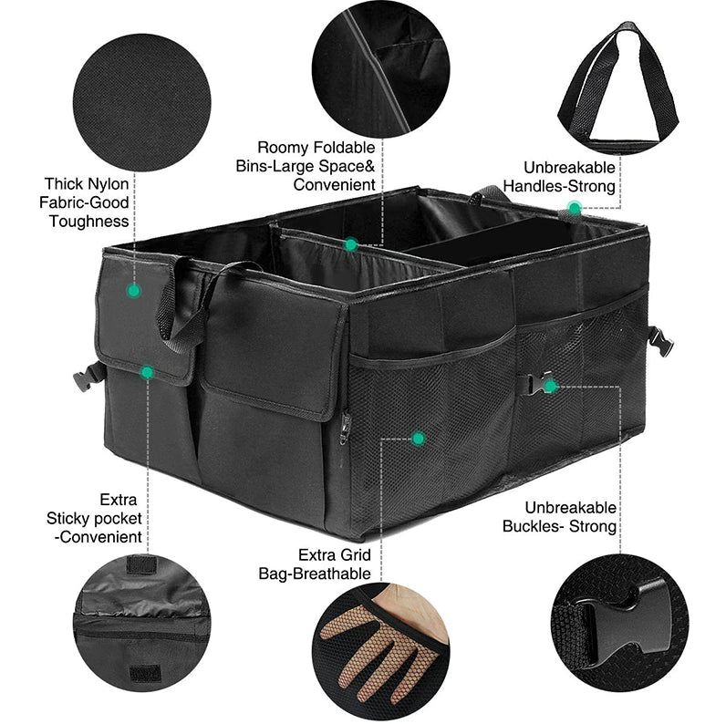 Collapsible Trunk Organizer – 40L Cargo Storage Bin – image 5