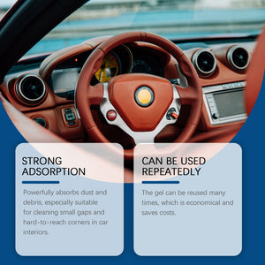 Car Cleaning Gel – Vent & Crevice Dust Putty