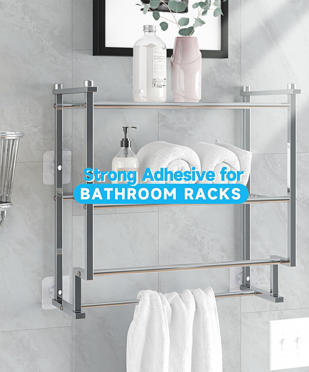 Waterproof Adhesive Wall Hooks – No-Drill Hangers – image 2