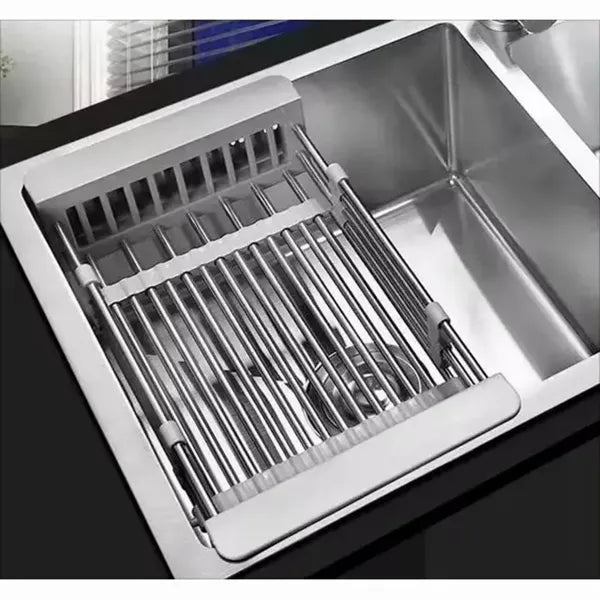 Expandable Over-Sink Drying Rack with Drain Basket – image 7