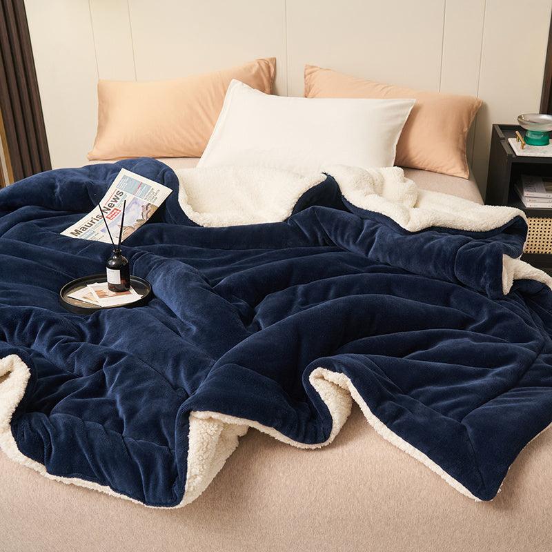 Reversible Sherpa Throw Blanket – view 8