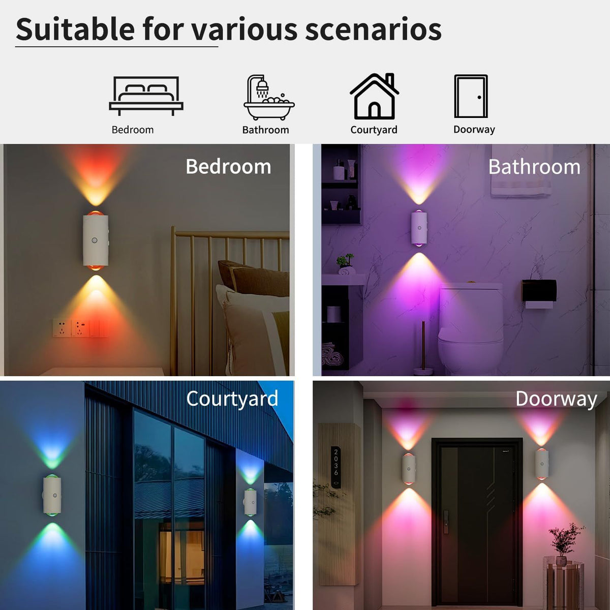 Rechargeable Motion Sensor Wall Light – view 8