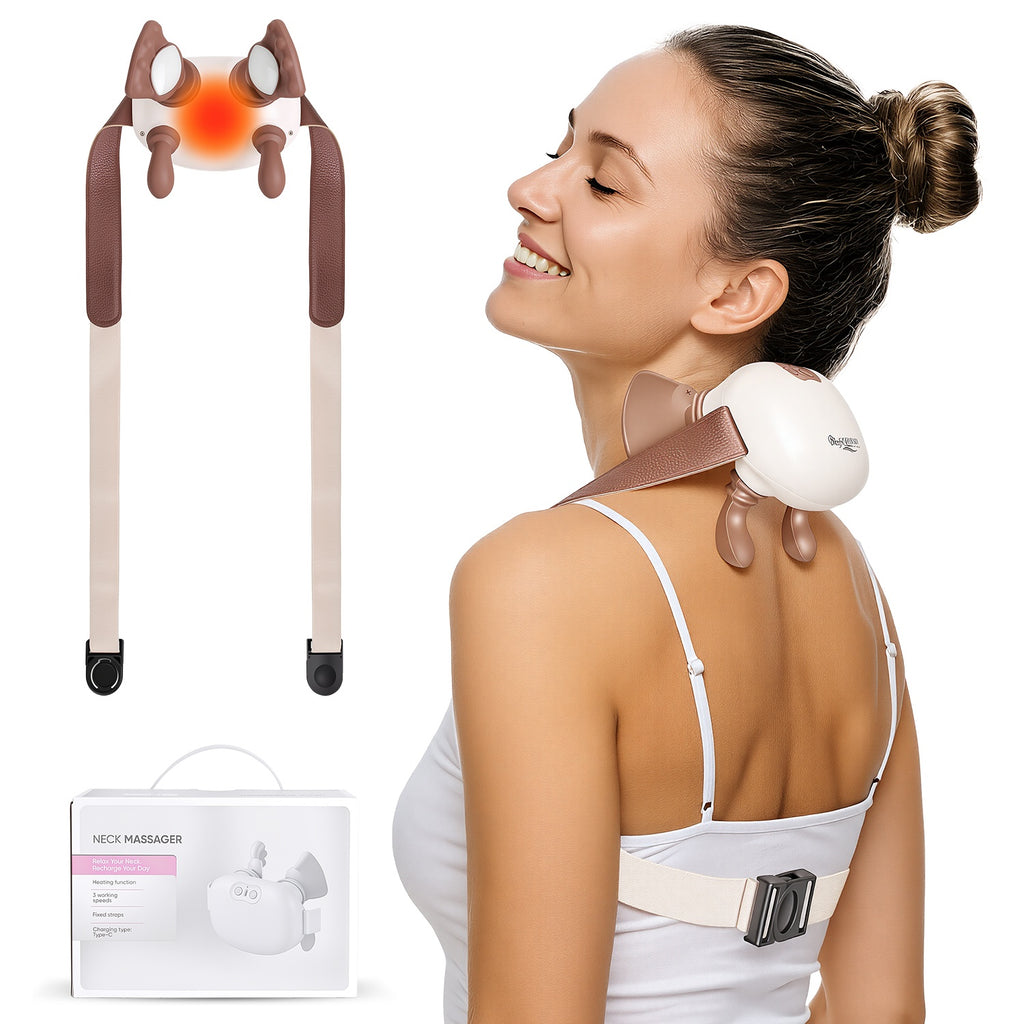 Cordless Heated Neck and Shoulder Massager with Straps – image 6
