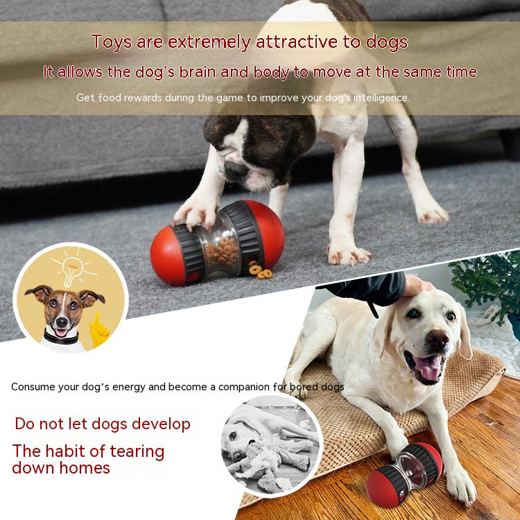Slow Feeding Treat Dispensing Dog Toy - close-up view