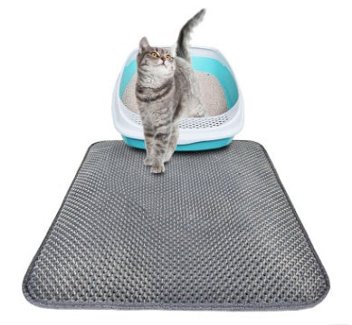 Honeycomb Waterproof Cat Litter Trapping Mat - shown from a different angle