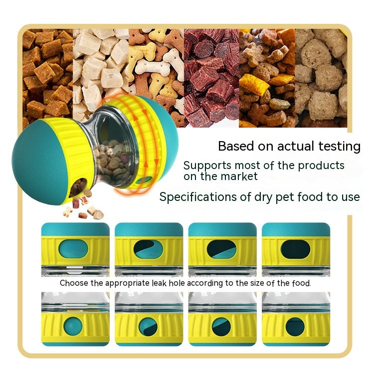 Slow Feeding Treat Dispensing Dog Toy - different angle