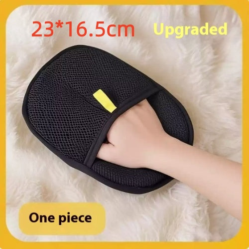 Dual-Sided Pet Hair Removal Grooming Glove - photo 11