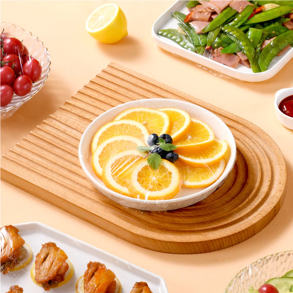 Elastic Food Storage Bowl Covers – 100 Pack – image 5