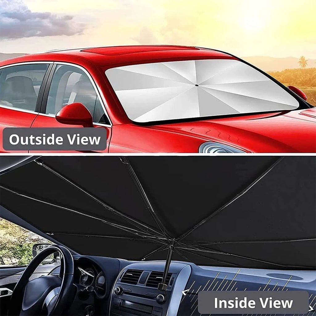 Foldable Windshield Sun Shade Umbrella – 51 in – image 6