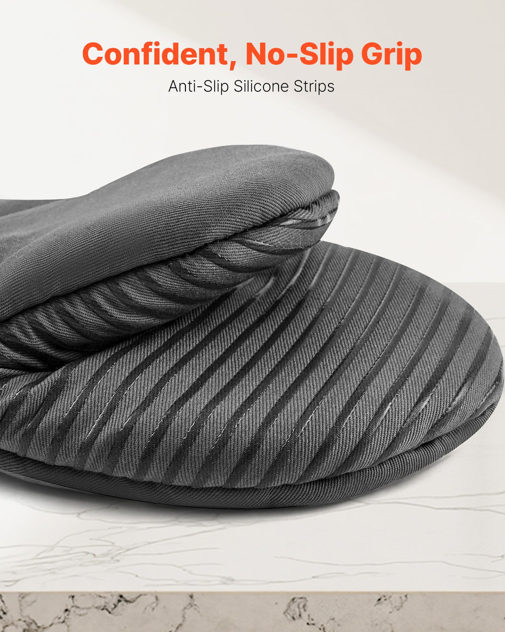 Mini Oven Mitt Set with Silicone Grip – 2 Piece – image 2