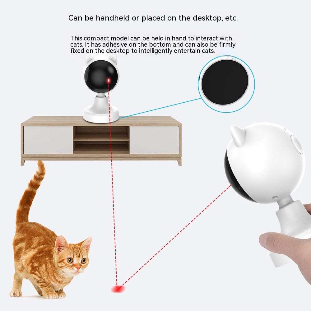 Smart USB Laser Cat Toy - size and features
