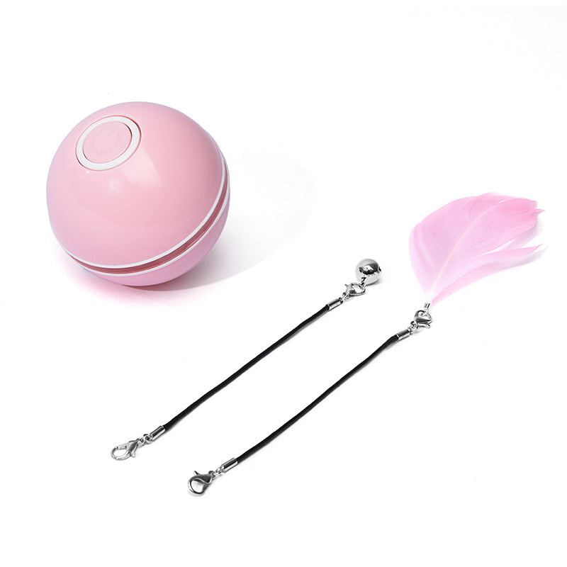 LED Light-Up Automatic Rolling Cat Toy Ball - photo 16