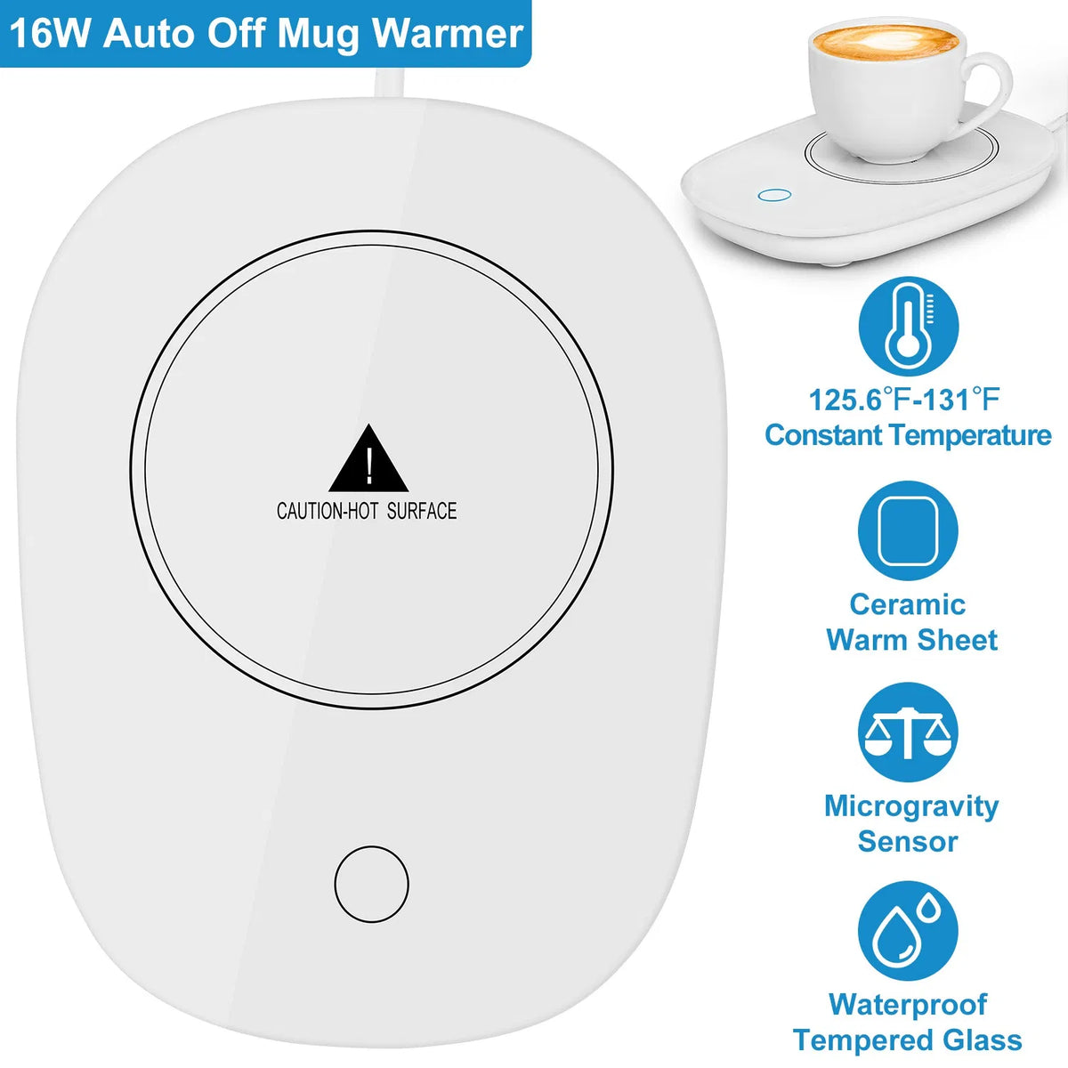 Coffee Mug Warmer with Auto Shut-Off – view 4