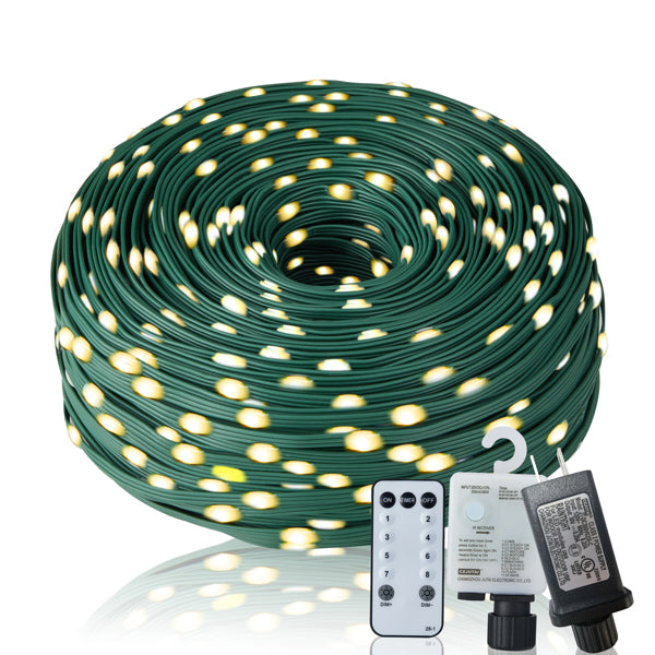 328 ft Warm White String Lights – view 2