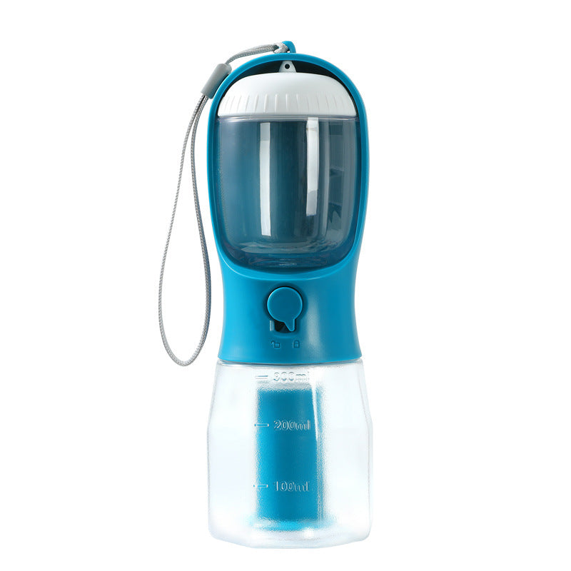 3-in-1 Portable Pet Water Bottle with Filter - photo 1