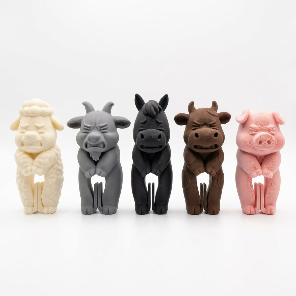 Cute Farm Animal Bag Clip – view 2