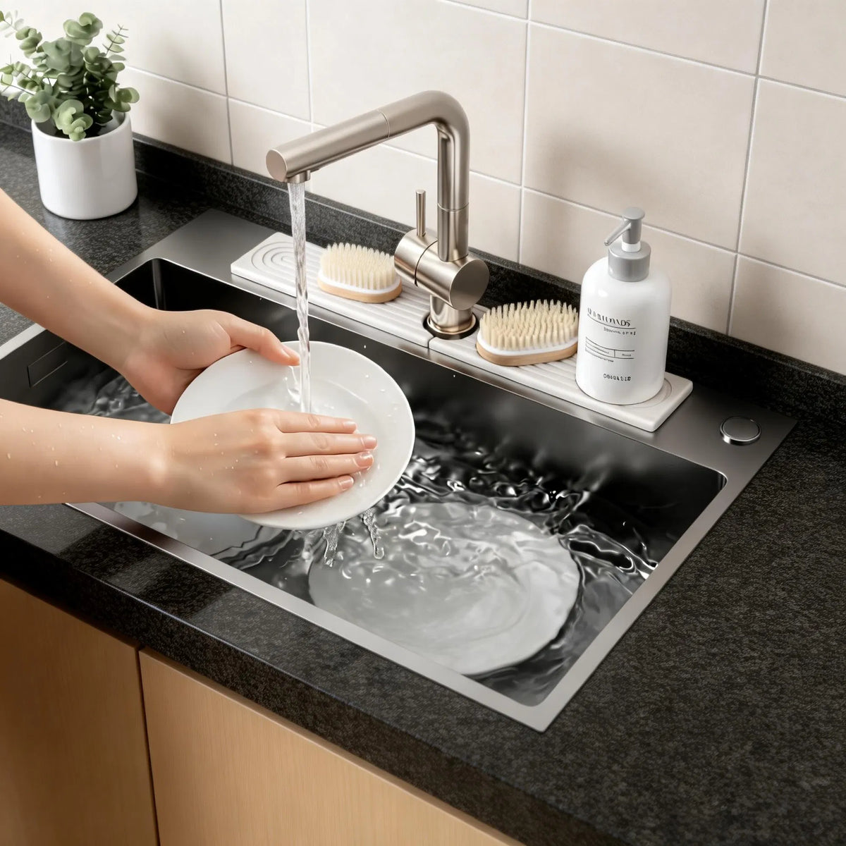 Diatomite Faucet Mat – Fast-Drying Sink Splash Guard – image 2