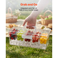 Chilled Condiment Server – 5-Compartment Ice-Cooled Tray with Lid