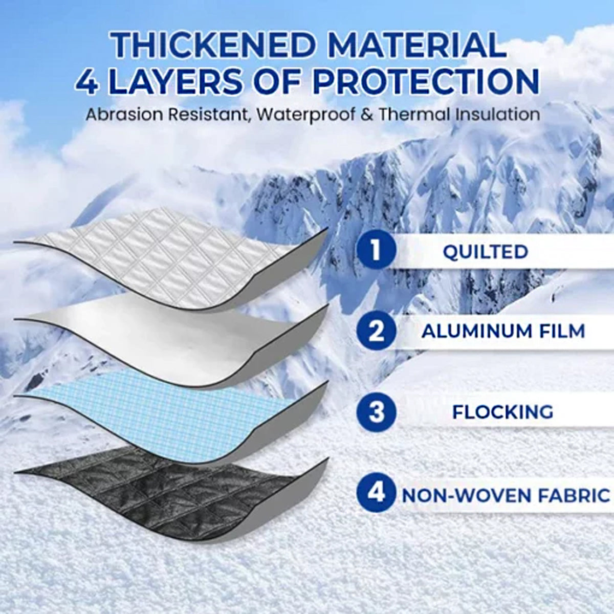 Magnetic Roof & Windshield Snow Cover – image 4