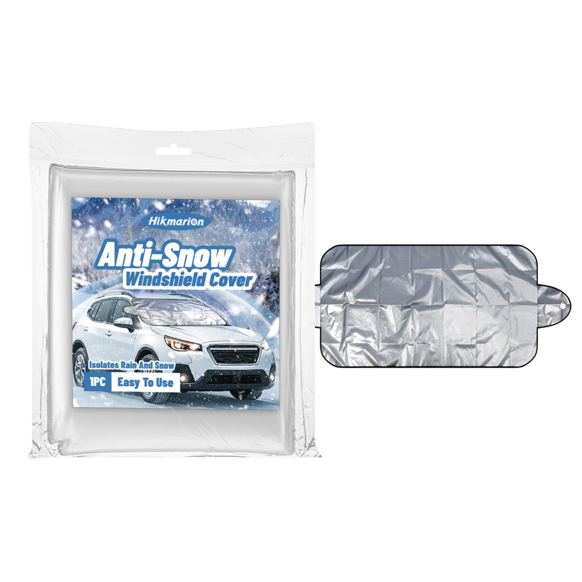 Windshield Snow Cover with Mirror Covers – image 3