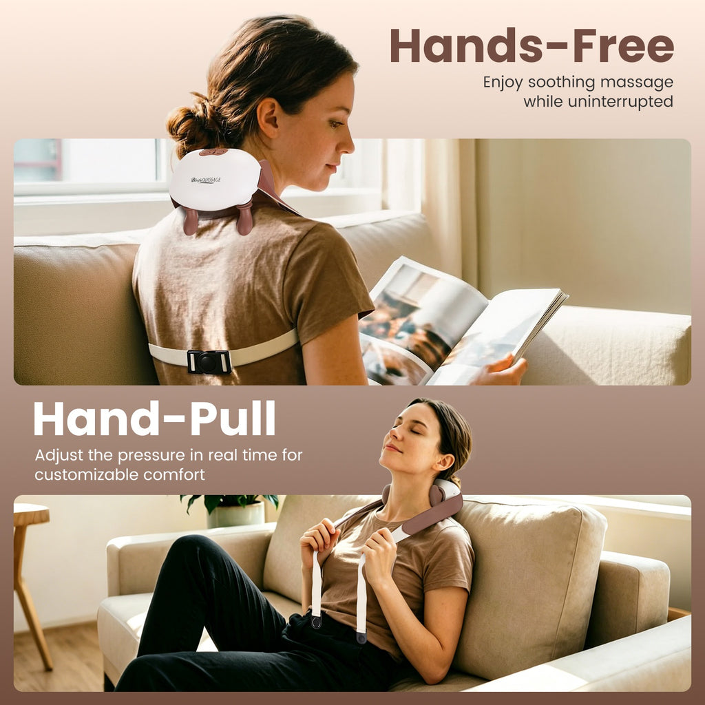 Cordless Heated Neck and Shoulder Massager with Straps – image 9