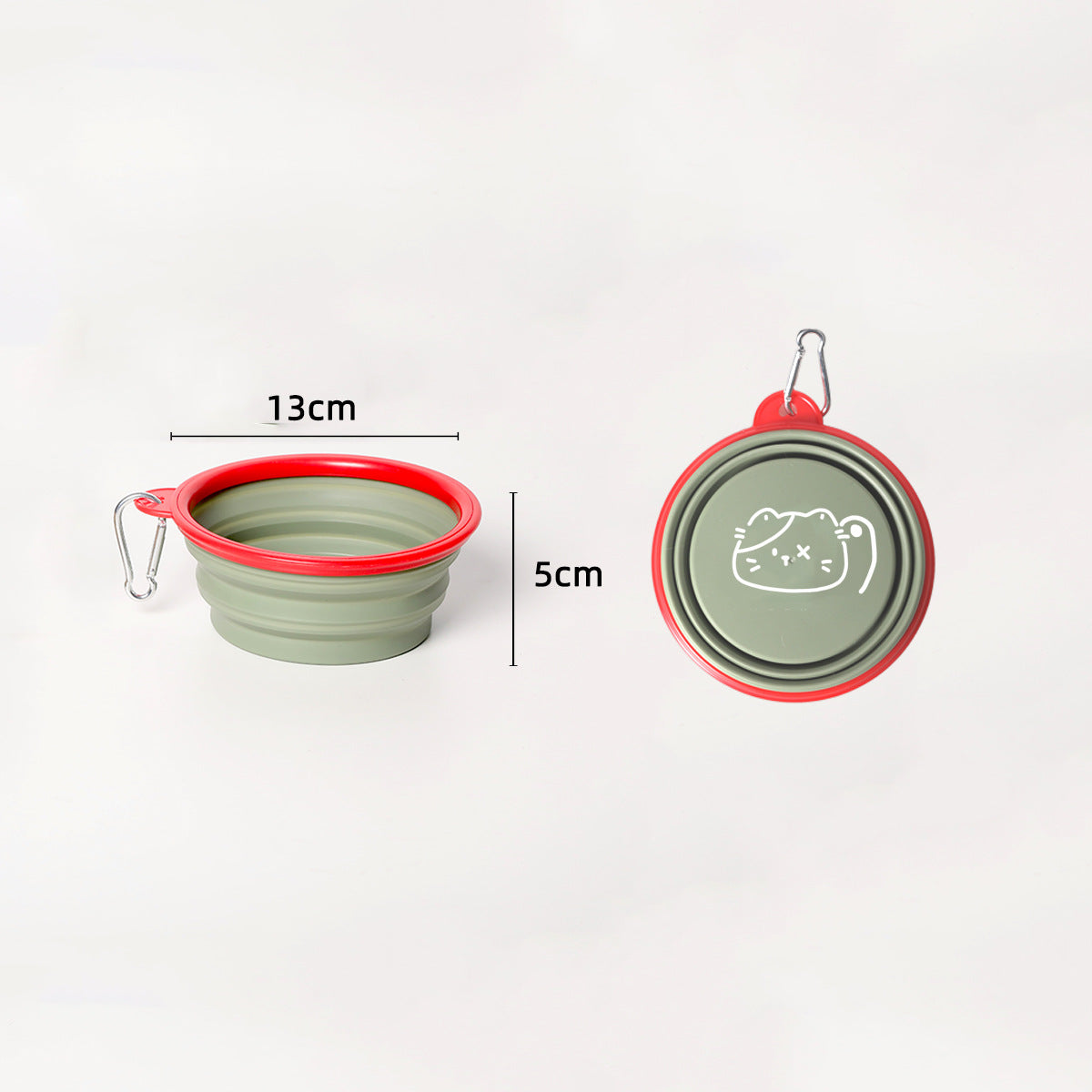Portable Folding Pet Bowl - final detail shot
