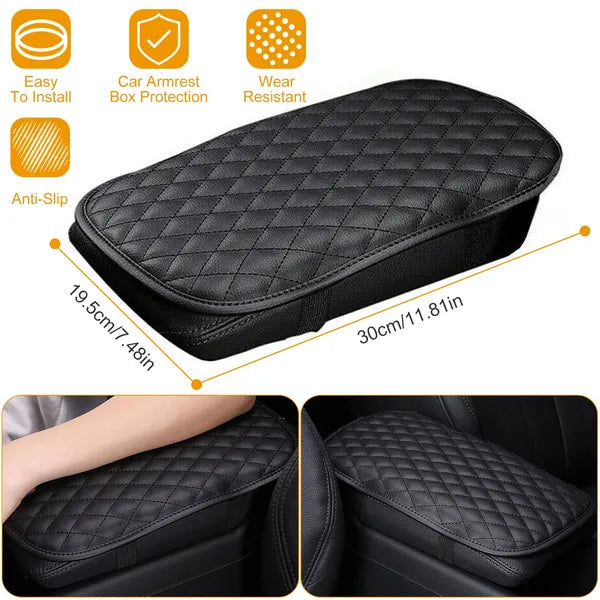 PU Leather Center Console Armrest Cover – image 2