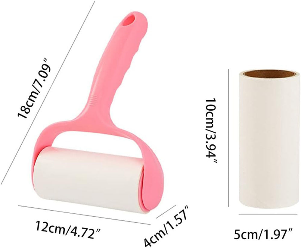 Extra-Sticky Lint Roller Set – Handle + 3 Refills – image 3