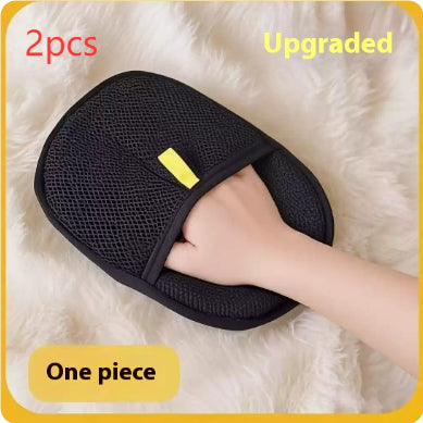 Dual-Sided Pet Hair Removal Grooming Glove - photo 12