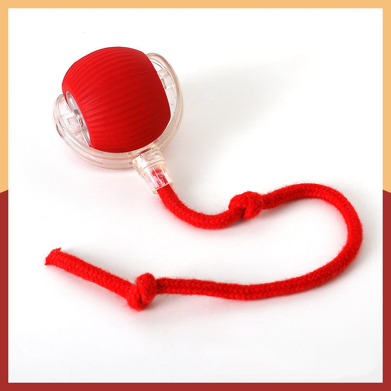 Plush Rolling Cat Ball Toy - additional angle