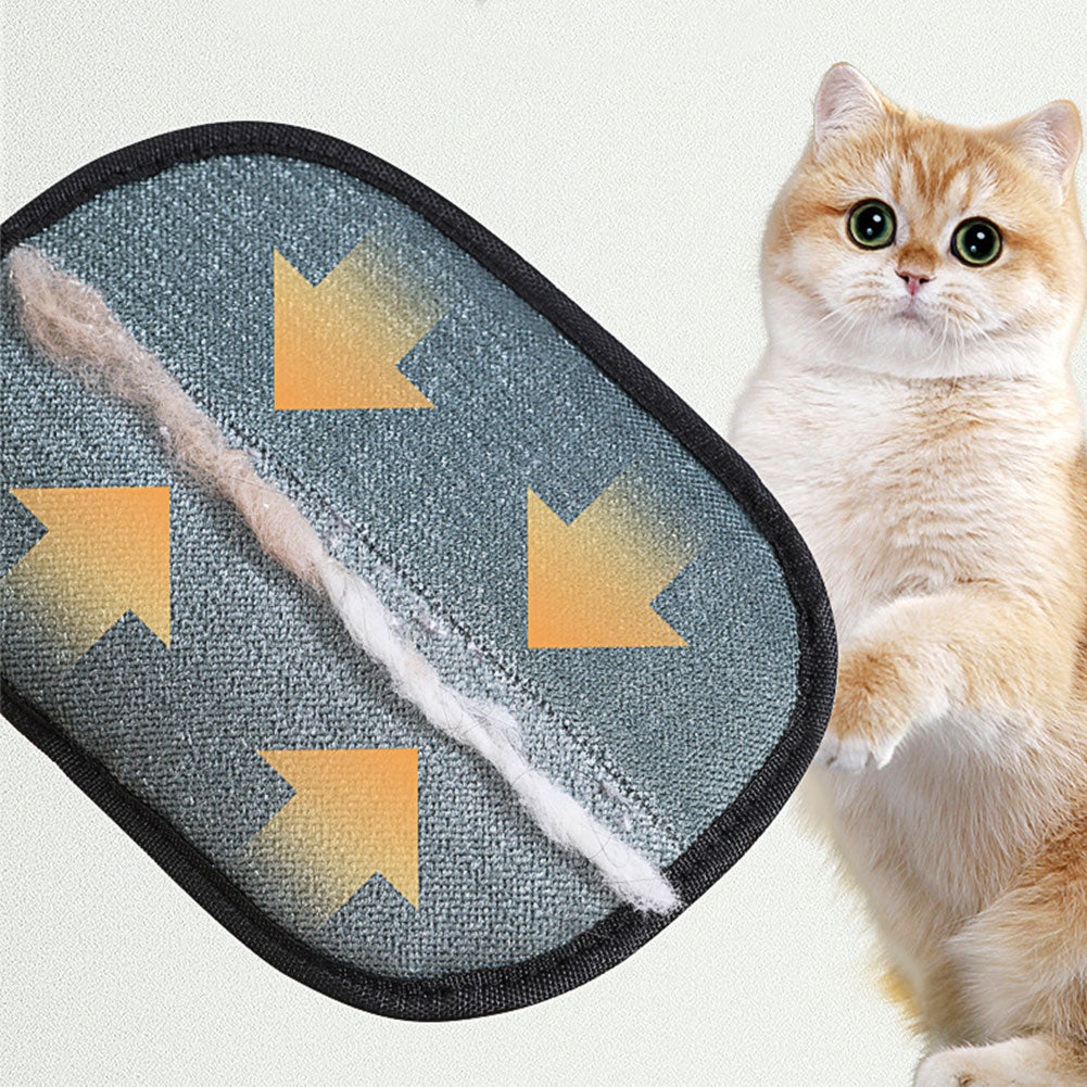 Dual-Sided Pet Hair Removal Grooming Glove - photo 3