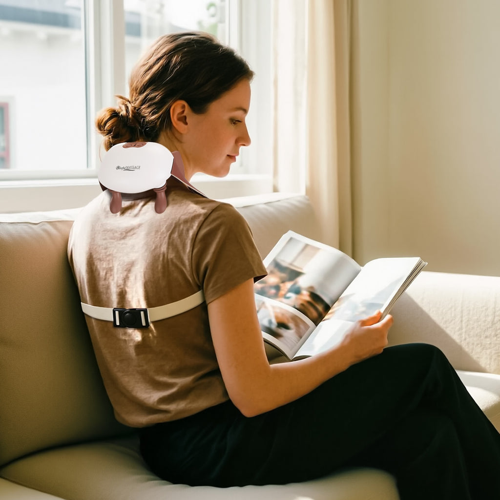 Cordless Heated Neck and Shoulder Massager with Straps – image 8